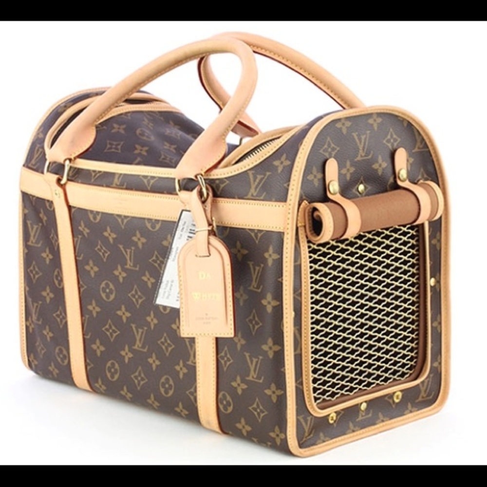 Authentic Louis Vuitton dog carrier 50
